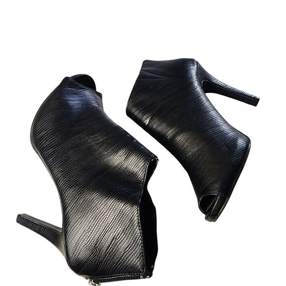 Ann Marino Dressy Stiletto Ankle Shooties Black Women's Size 7.5 - Picture 10 of 16